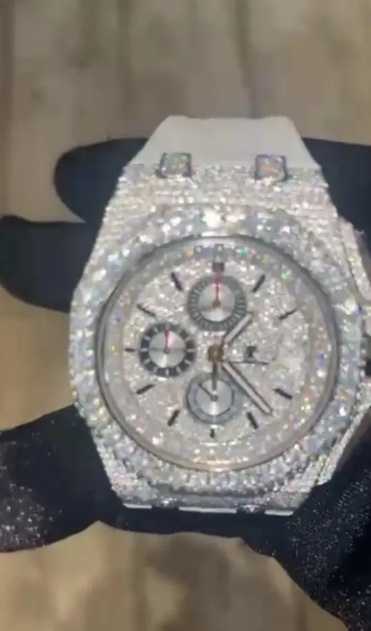 AP White Silicon Band Watch