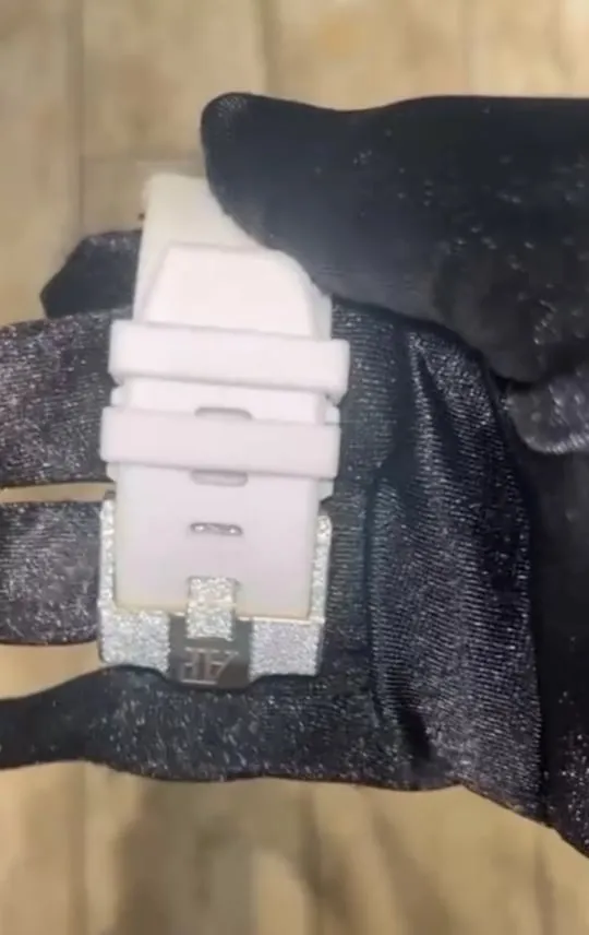 AP White Silicon Band Watch