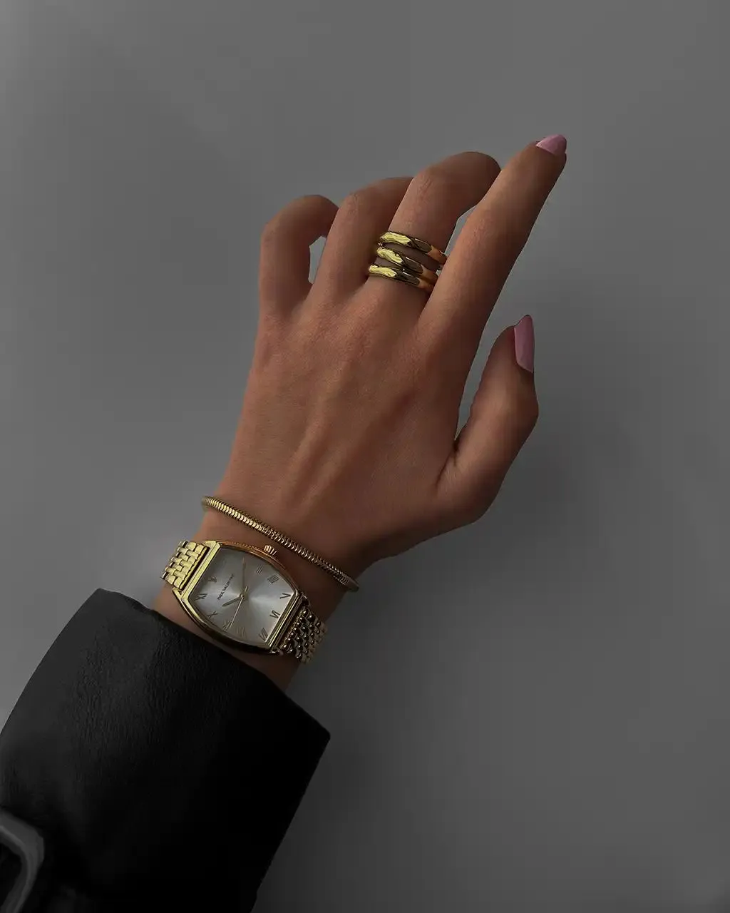 Avenue Watch & Bracelet Set Gold