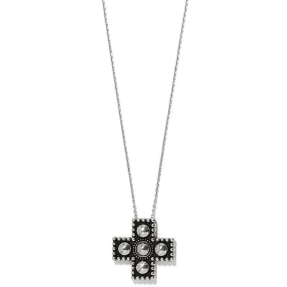 Brighton Pretty Tough Small Cross Necklace