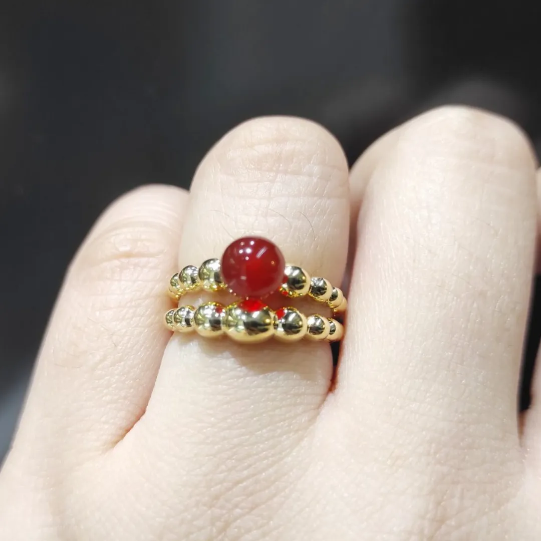 Bubble Ring Set 18K Gold