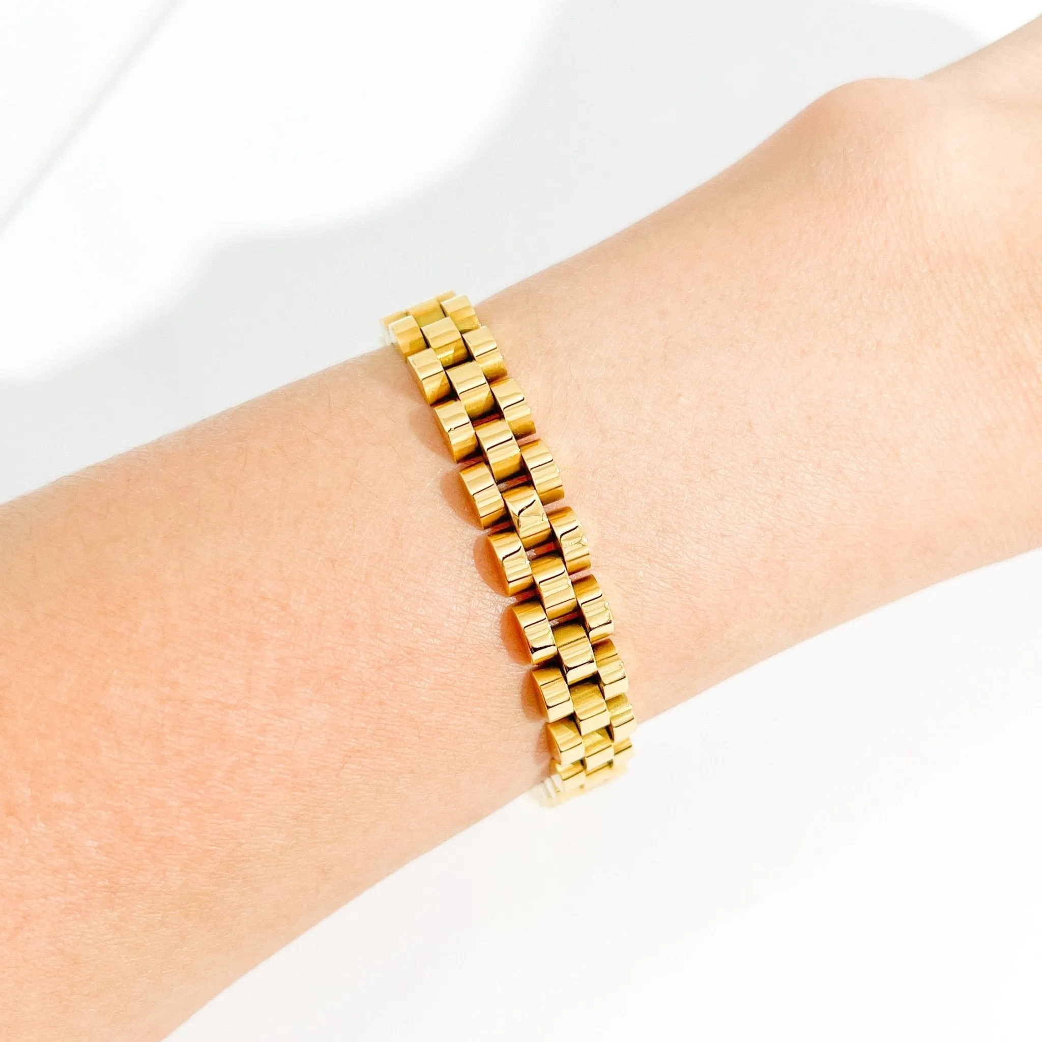 Chunky Watch Band Bracelet
