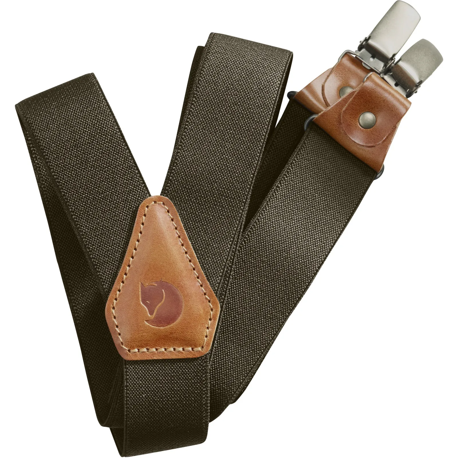 Fjällräven Singi Clip Suspenders Dark Olive | Buy Fjällräven Singi Clip Suspenders Dark Olive here | Outnorth
