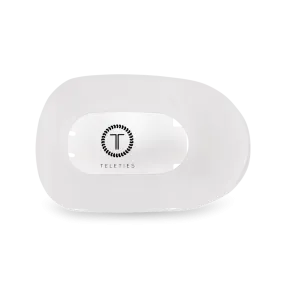 Flat Round Clip Coconut White