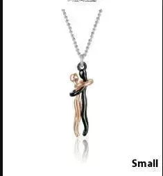Hot Sale Affectionate Hug Necklace Couples Anniversary Valentine's Day  Gift Fashion Punk Street Style Pendant Necklace