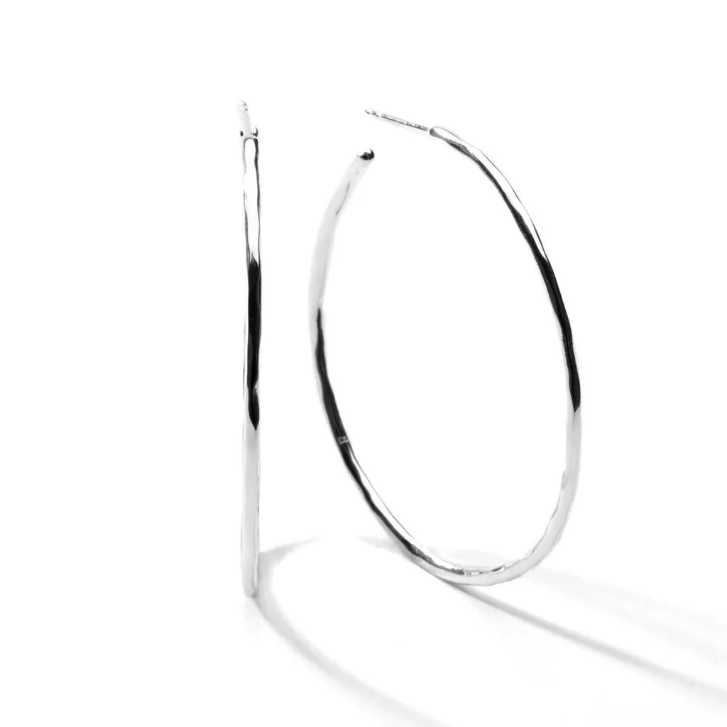 IPPOLITA Classico Silver Medium Squiggle Hoop Earrings