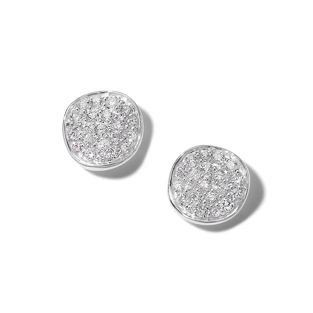 IPPOLITA Stardust Silver Mini Flower Disc Stud Earrings