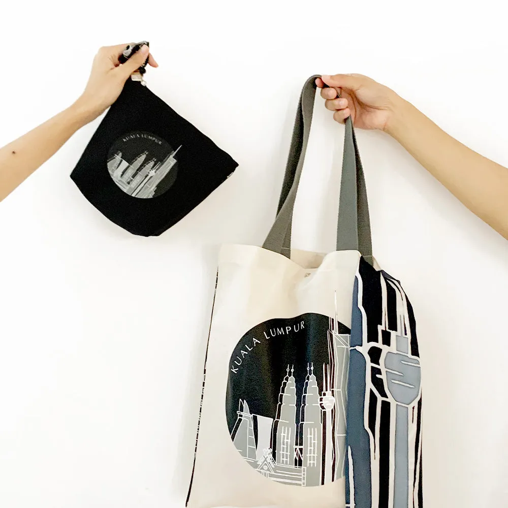 KL Skyline Scarf - Jet Arang
