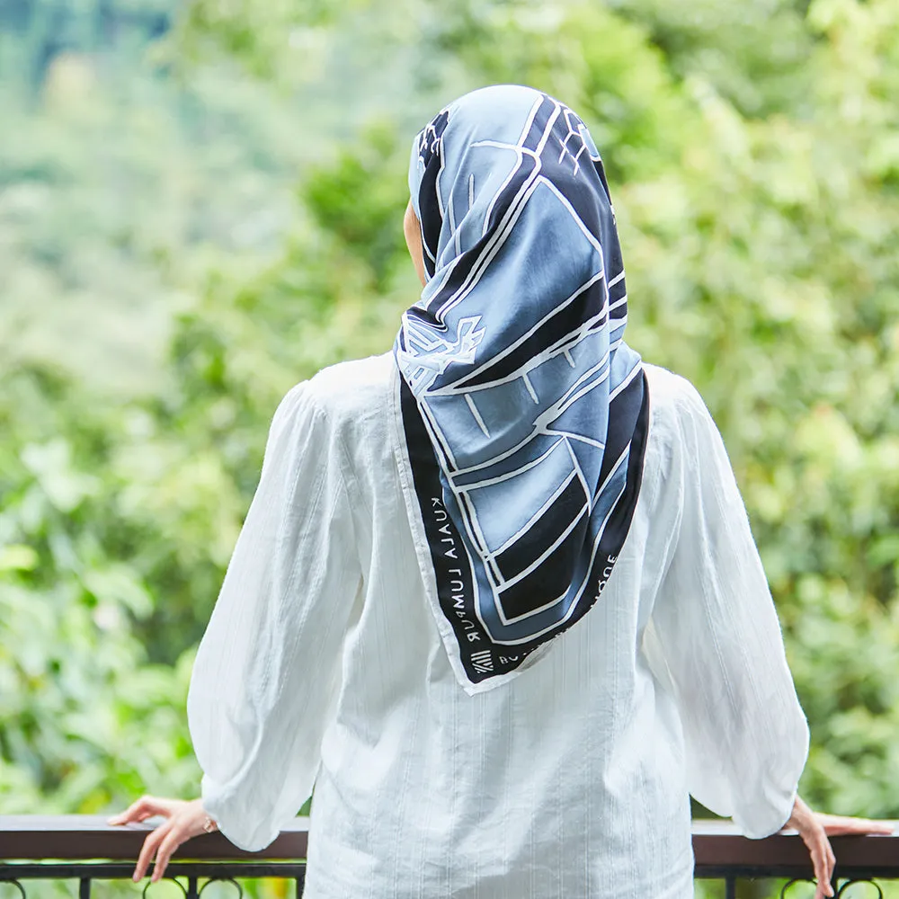 KL Skyline Scarf - Jet Arang