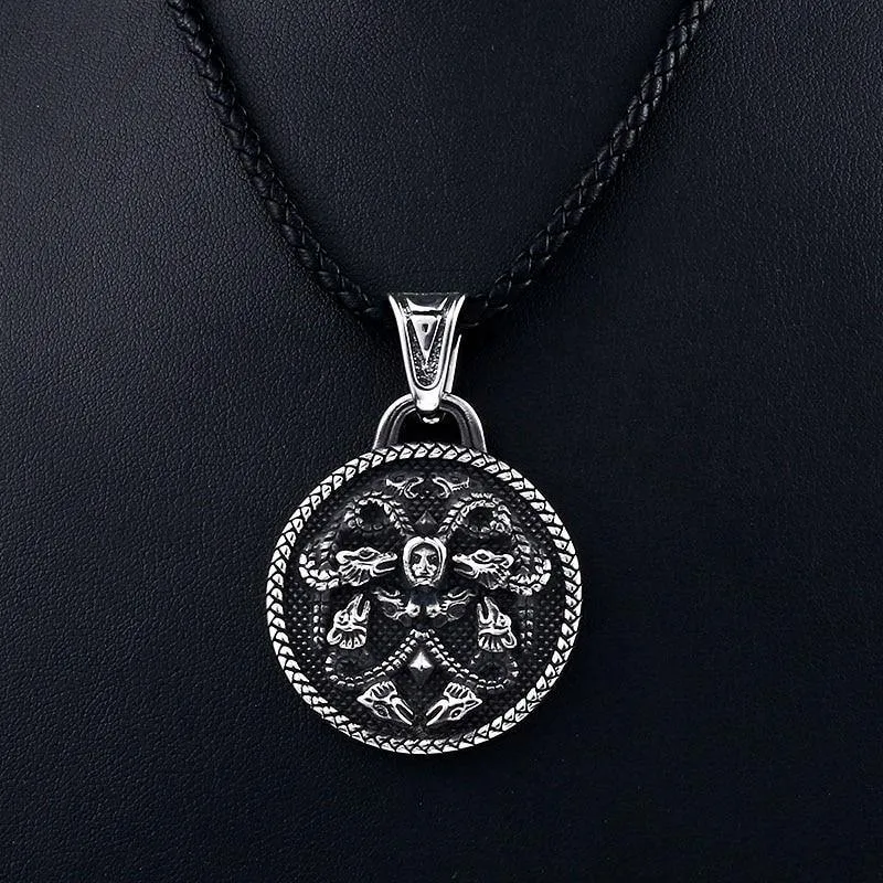 Medusa Medallion Necklace