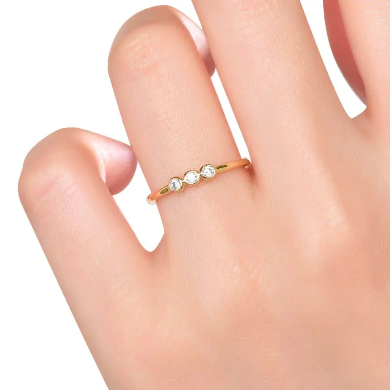 Minimalist Ring Women Band Ring