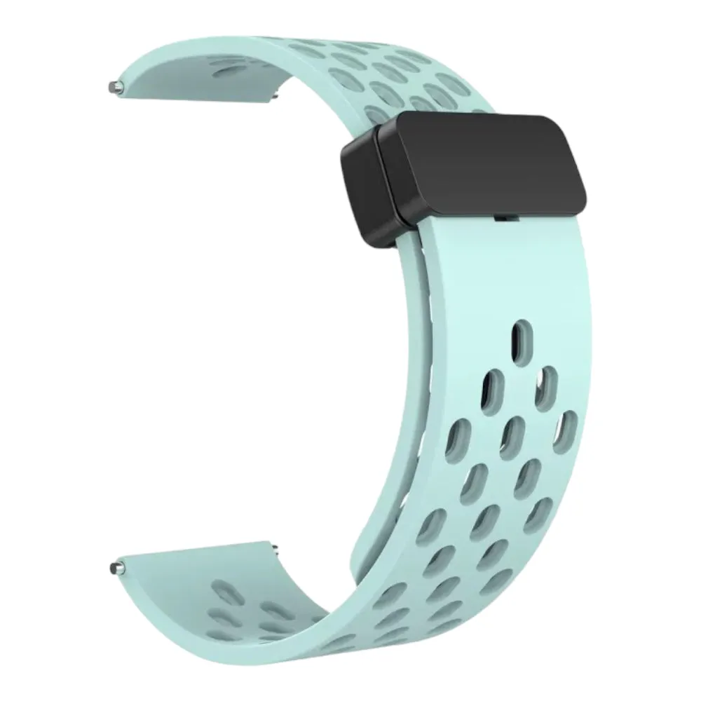 TheHorse 20mm Range compatible Silicone Magnetic Sports Watch Straps